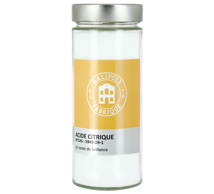 Acide citrique pot verre 500g