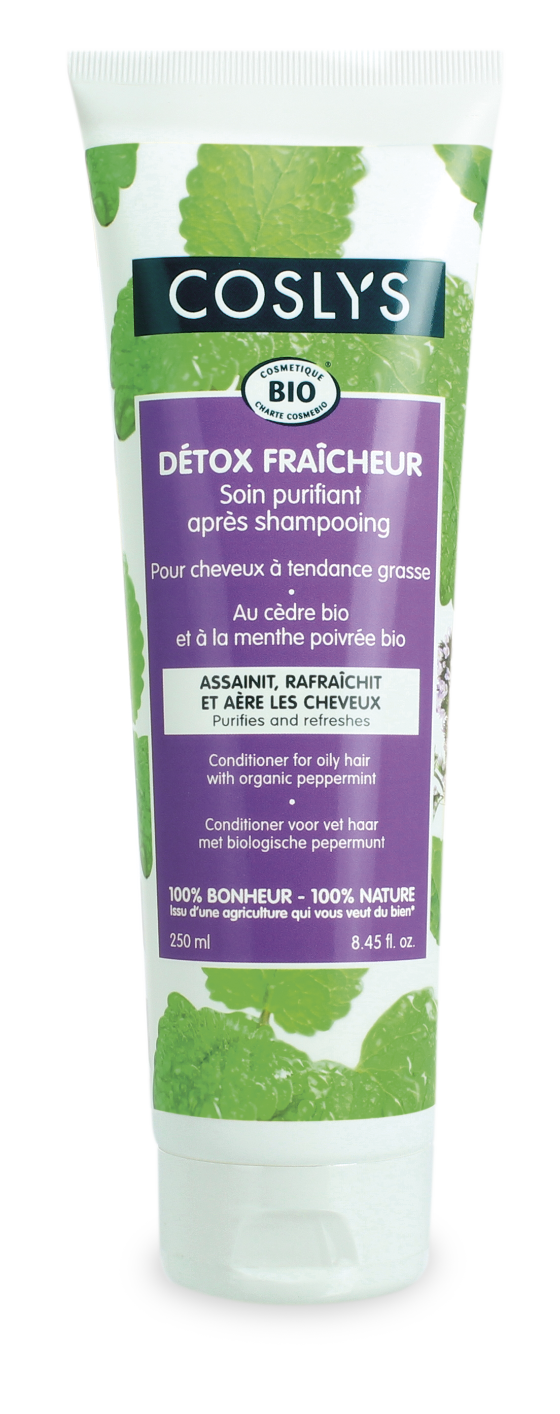Après shampooing cheveux à tendance grasse