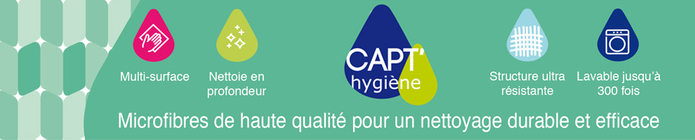 Eponge microfibre Capt'hygiène