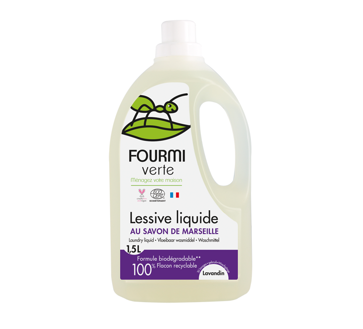 Lessive liquide fourmi verte