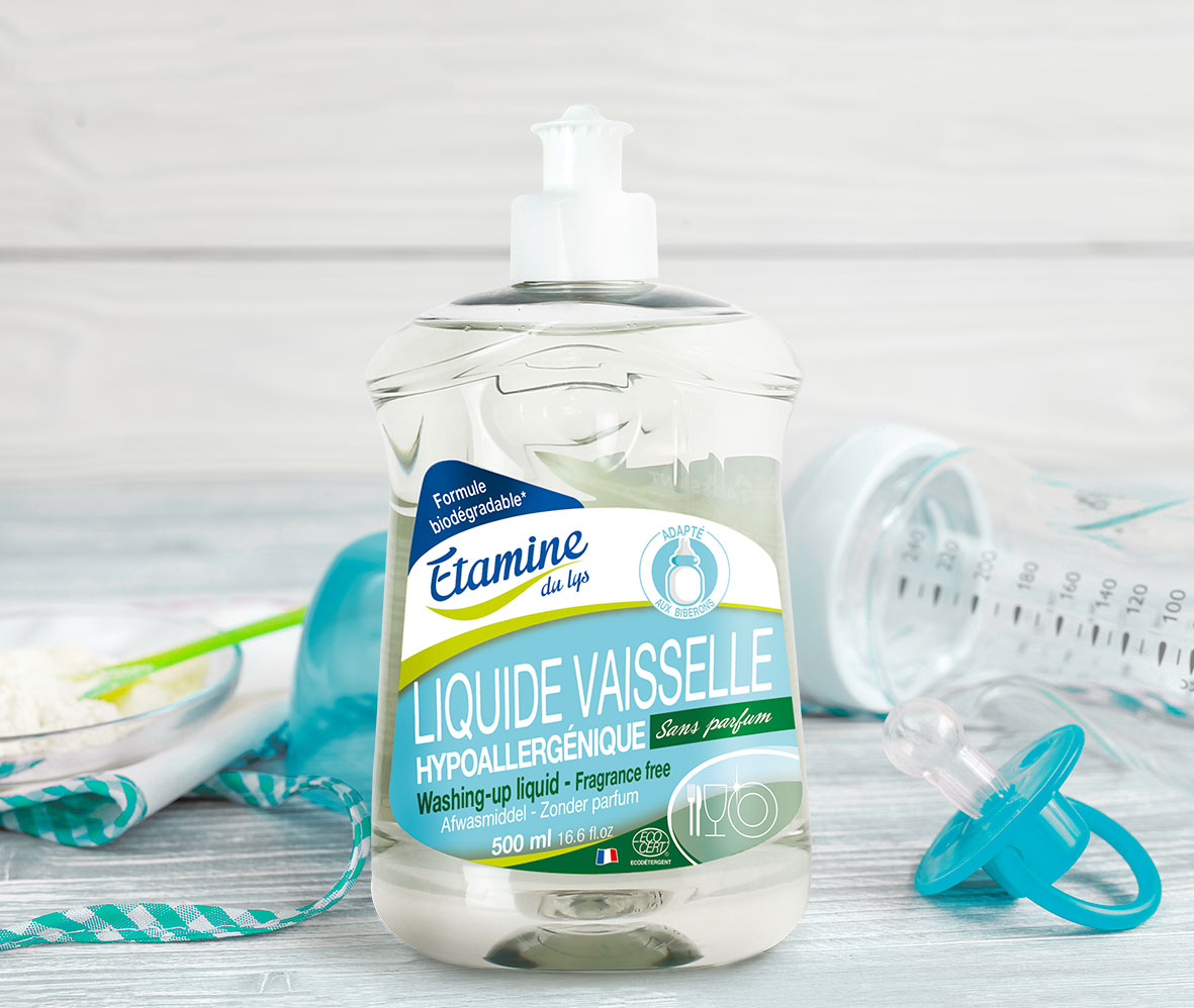 Liquide vaisselle hypoallergénique