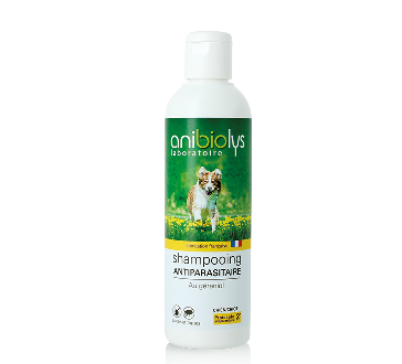 Shampooing antiparasitaire chiot-chien 250 ml Anibiolys